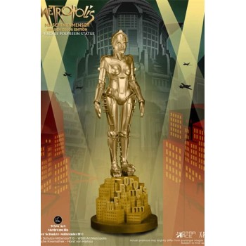 Metropolis Statue 1/4 Maschinenmensch Metallic Gold 40 cm