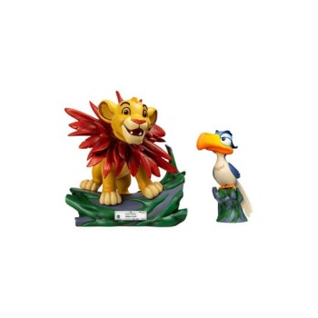 Disney Master Craft Statues 2-Pack The Lion King Little Simba and Zazu 31 cm