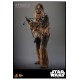 Star Wars Episode V Movie Masterpiece Action Figure 1/6 Chewbacca with Disassembled C-3PO 36 cm