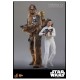 Star Wars Episode V Movie Masterpiece Action Figure 1/6 Chewbacca with Disassembled C-3PO 36 cm