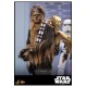 Star Wars Episode V Movie Masterpiece Action Figure 1/6 Chewbacca with Disassembled C-3PO 36 cm