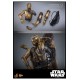 Star Wars Episode V Movie Masterpiece Action Figure 1/6 Chewbacca with Disassembled C-3PO 36 cm