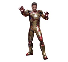 Iron Man 3 Movie Masterpiece Diecast Action Figure 1/6 Iron Man Mark XLII (2.0) Deluxe 32 cm