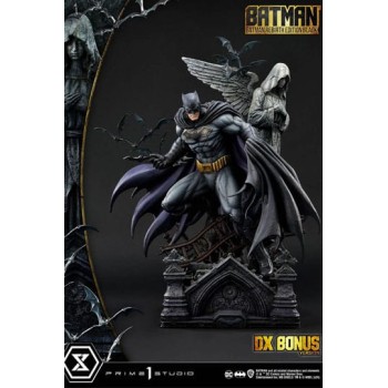 Batman Ultimate Premium Masterline Series Statue 1/4 Batman Rebirth Edition Black Deluxe Bonus Version 71 cm