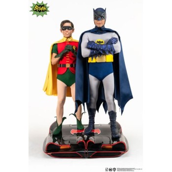 DC Comics Diorama Statue 1/4 Batman and Robin 1966 52 cm