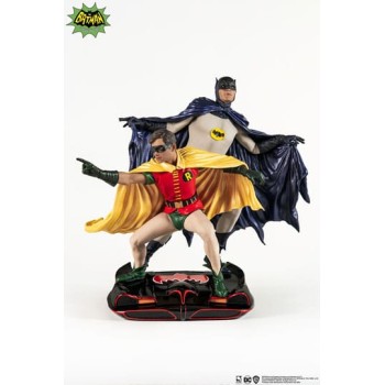 DC Comics PVC Diorama Statue 1/8 Batman and Robin 1966 23 cm