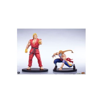 Street Fighter Street Jam Statuen 1/10 Ken & Vega Set