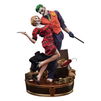 DC Comics Mythos Statue 1/5 The Joker and Harley Quinn: Lawless Love 41 cm