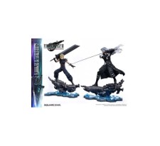 Final Fantasy VII Rebirth Statues 2-Pack 1/4 Cloud Strife vs Sephiroth 69 cm