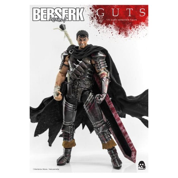 Figurine articulée Berserk- Berserk figurine 1/6 Guts (Black Swordsman) 32  cm