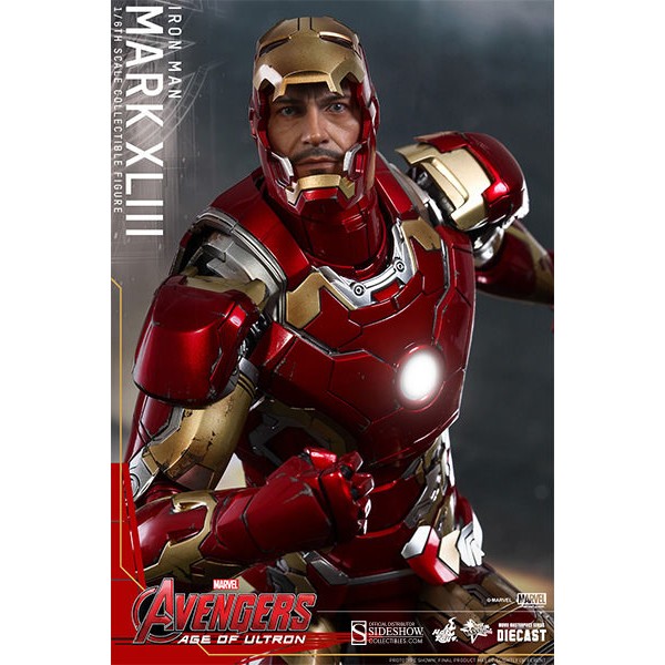 Avengers Age Of Ultron Mms Diecast Action Figure 1 6 Iron Man Mark 43 Xliii 30