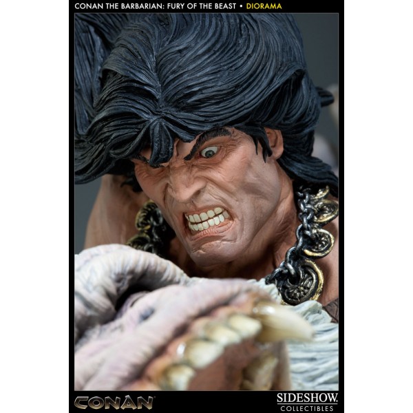 Conan the Barbarian Diorama 1/5 Fury of the Beast 70 cm