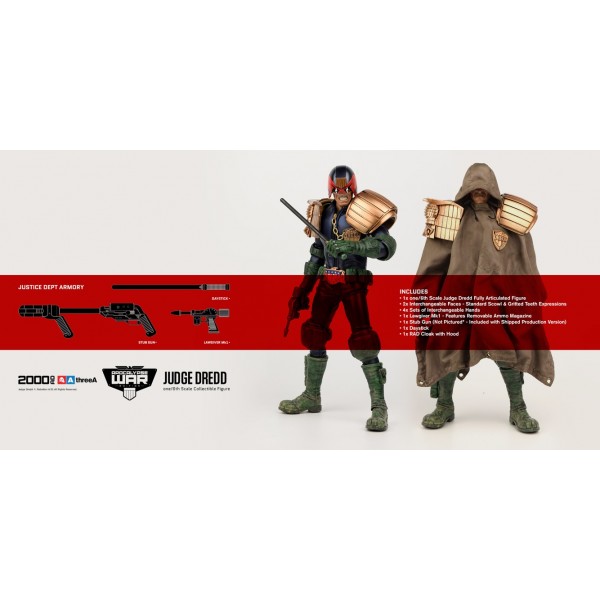 Judge Dredd Apocalypse War Judge Dredd 1 6 Scale Figure 31 Cm