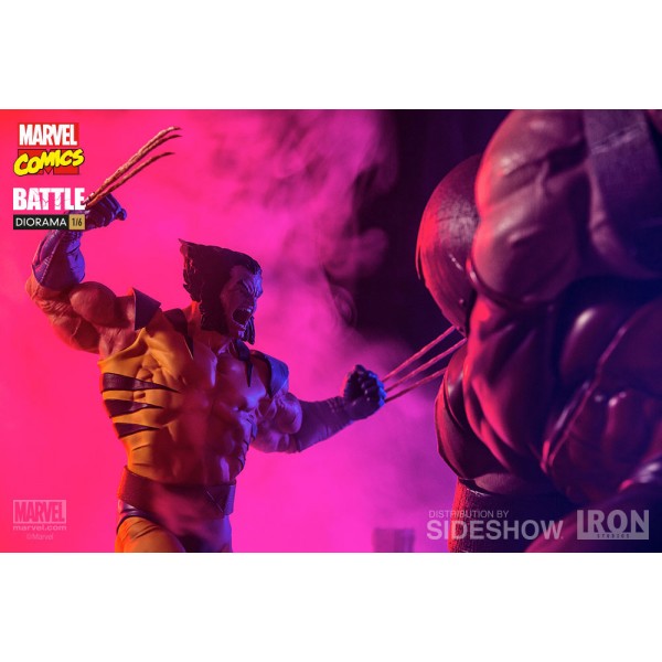 Marvel Wolverine Vs Juggernaut 16 Scale Diorama 44 Cm