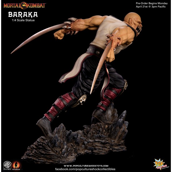 Mortal Kombat 9 Baraka 1/4 scale Statue 44 cm