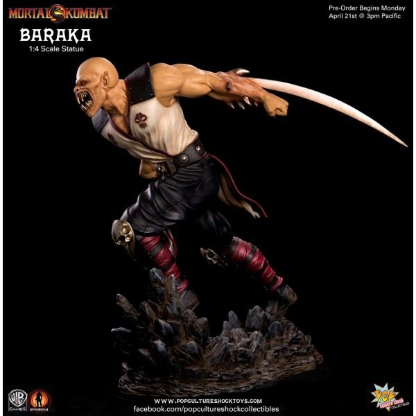 Mortal Kombat 9 Baraka 1/4 scale Statue 44 cm