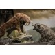 Wonders of the Wild Series: Smilodon and Dire Wolf Statue Set