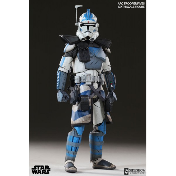 review star figure wars action Sixth Fives Wars Arc Star Clone Armor Phase II Trooper