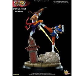 Street Fighter V Large Statue Series: Chun-Li Vs. Vega / Balrog